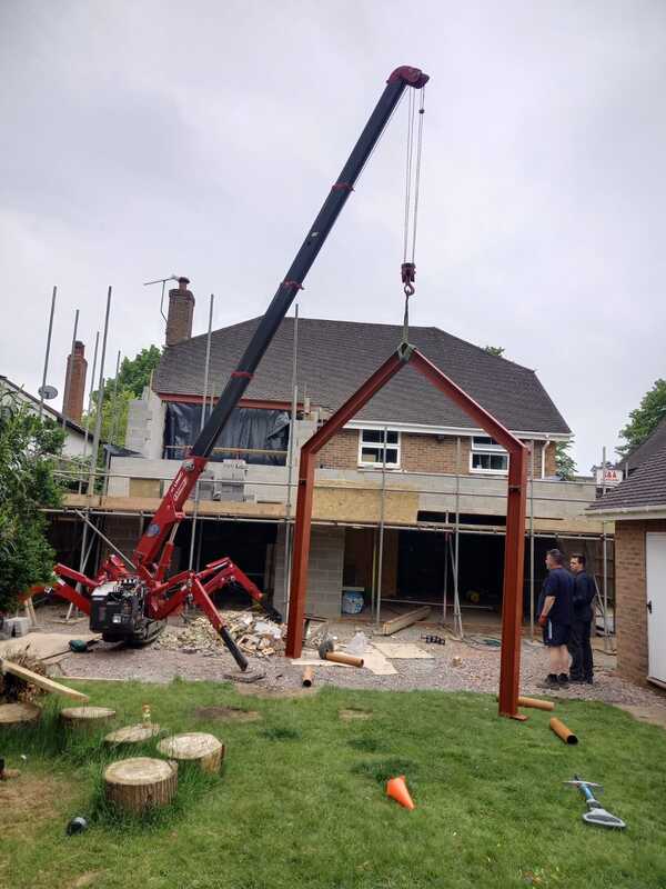 steel beam crane hire
