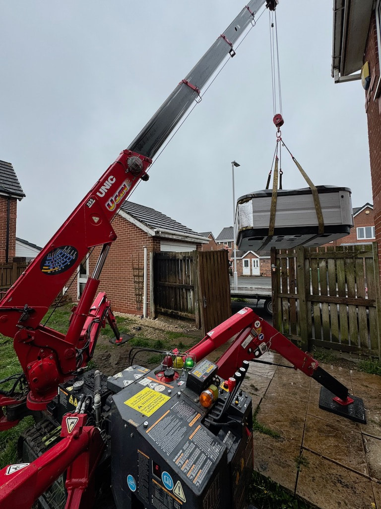 spider crane for builders